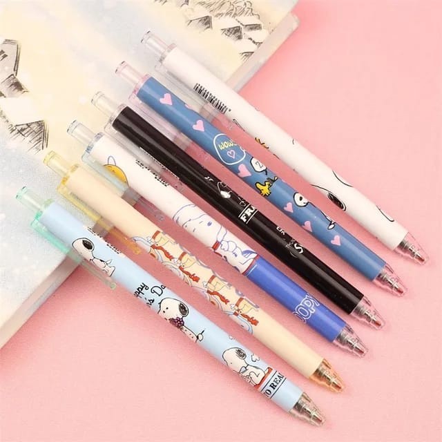 

Pulpen Gel Motif Snoopy Pulpen Pelajar Dan Kantor Pena Lucu Puppy Snoopy Press Gel Pen . 595