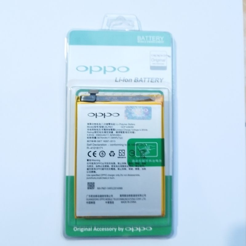 BATERAI BATRE OPPO F1S A1601 A59T BLP601 A59 ORIGINAL 100