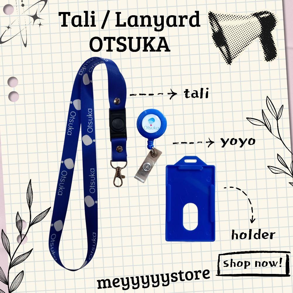 

Tali ID CARD OTSUKA / Lanyard OTSUKA READY [STOCK MELIMPAH] Termurahhh Harga Grosir!