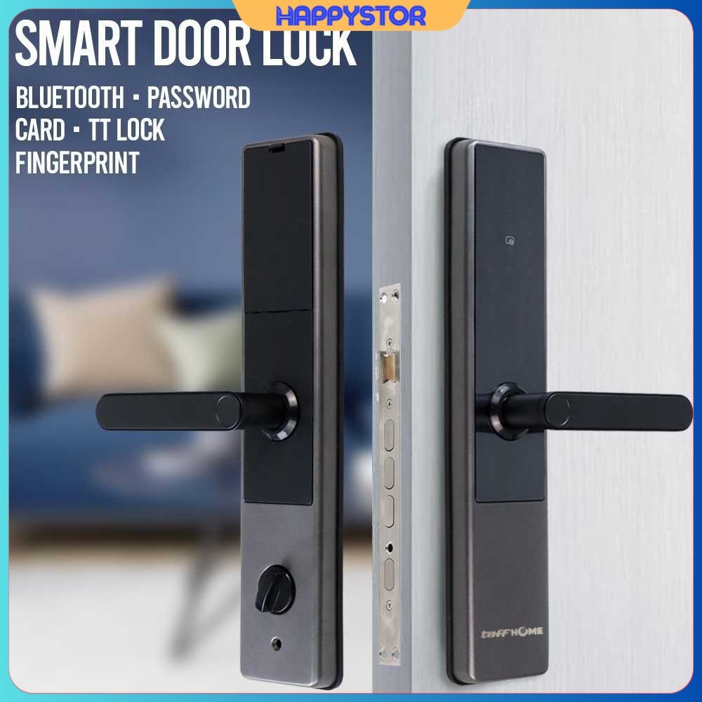 TaffHOME Smart Door Lock Bluetooth Password Fingerprint Card TTLock - A3F