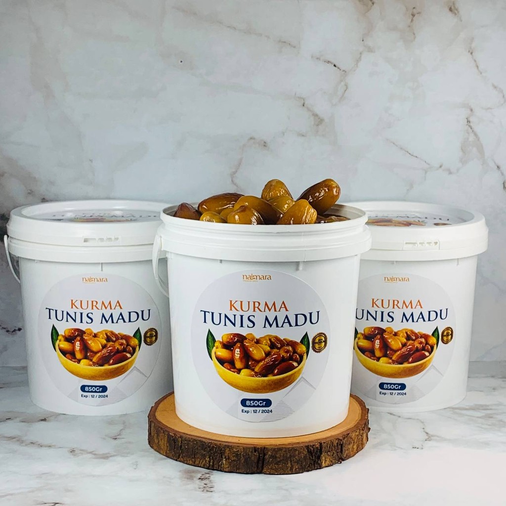 

KURMA TUNIS MADU KEMASAN EMBER 850GR PREMIUM