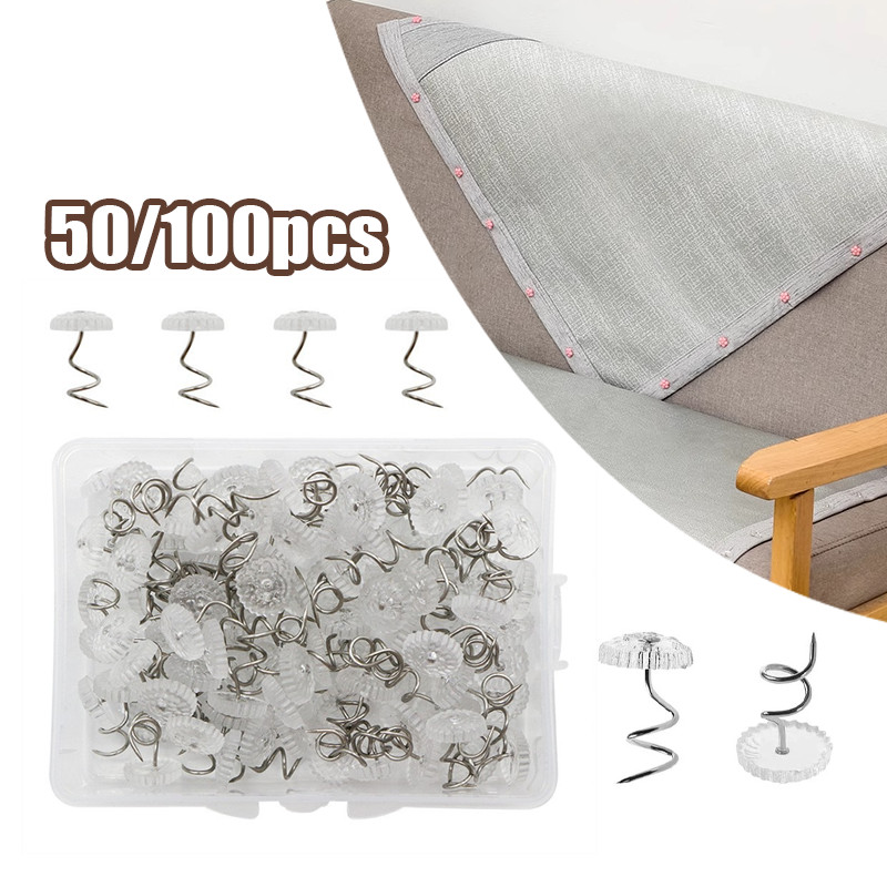 【BARANG SPOT】100Pcs Pengikat Sprei Anti Geser Pengait Seprey Alat Penjepit Sprei Penahan Putar Penge