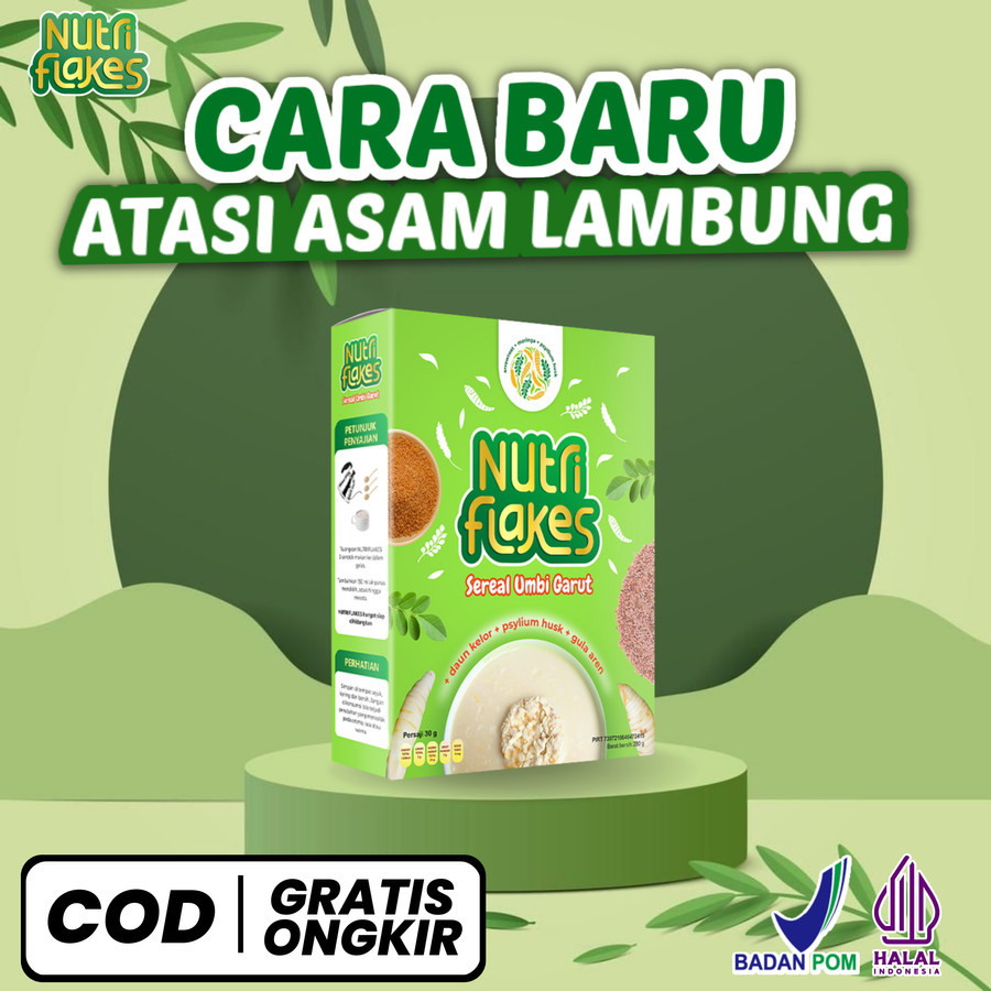 

NUTRIFLAKES SEREAL SEHAT UMBI GARUT - SOLUSI UNTUK GANGGUAN PENCERNAAN