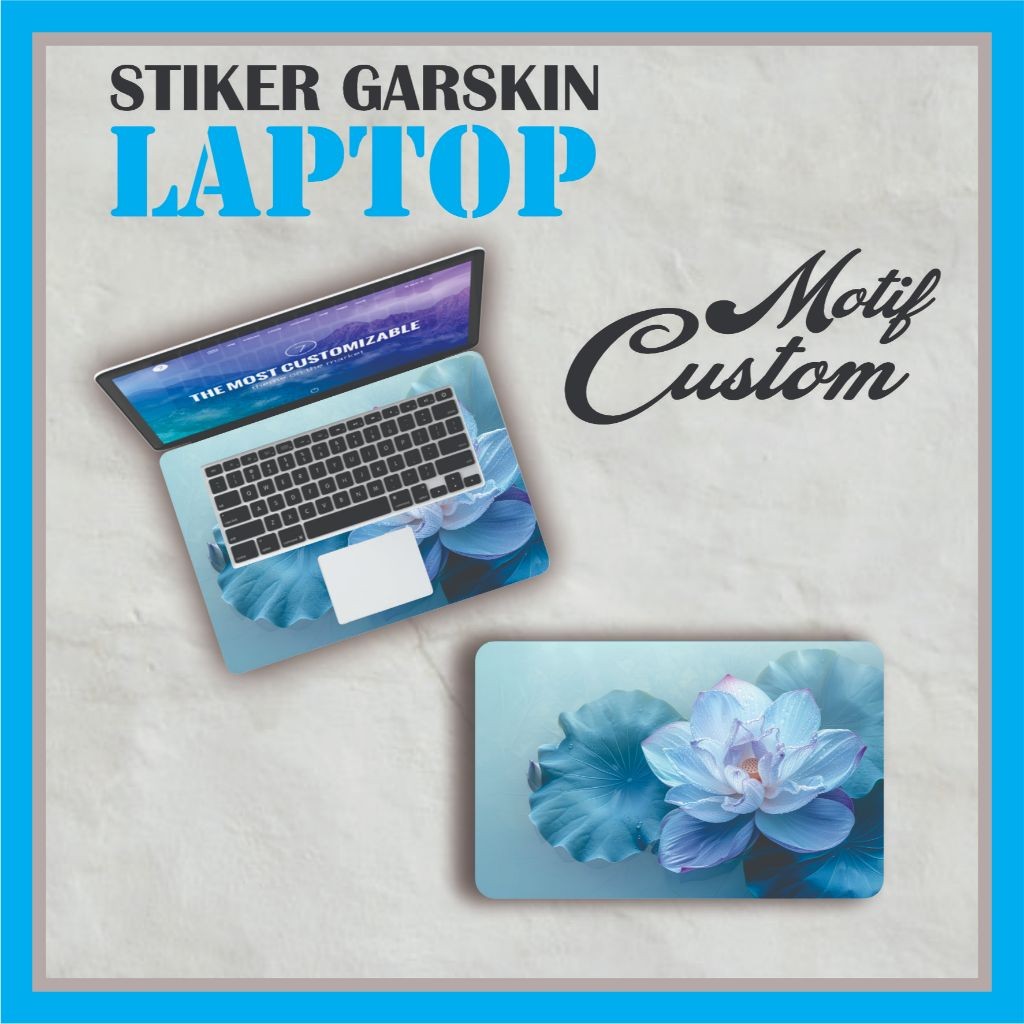 Garskin Stiker Cover Protector Notebook Laptop Motif Bunga Ungu  dan Keren Lenovo Asus LDJ 09 180425