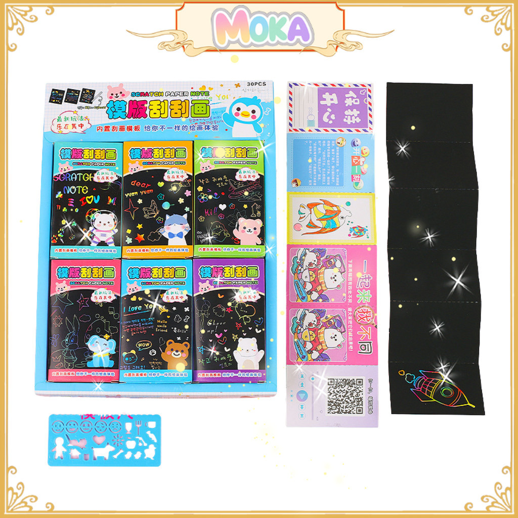 

MOKA Mainan Anak Isi 6 Lembar Scratch Note, 1 Lembar Mewarnai, 1 Lembar Memo Dan Perbedaan Gambar