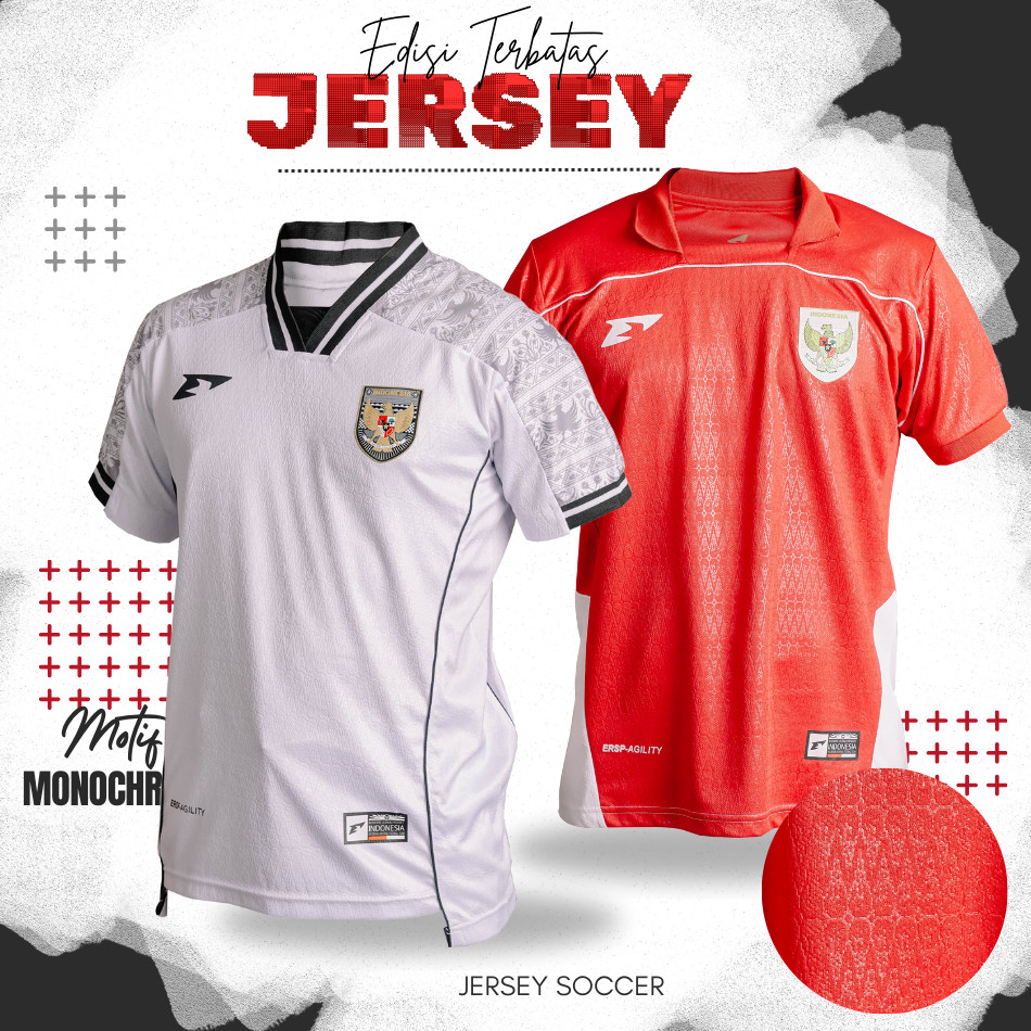 SLIDEBAR Jersey Timnas Indonesia 2025 unisex big size kaos Baju bola Erspo