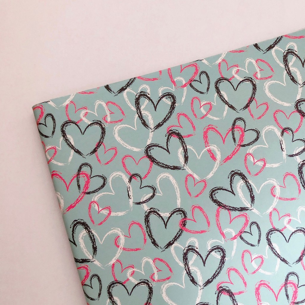 

Kertas Kado Mint Double Love