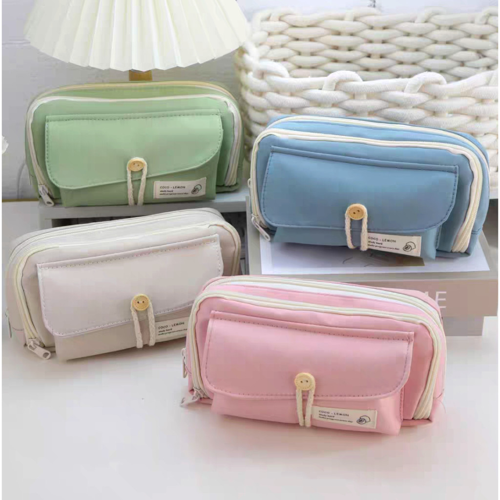 

New TEMPAT PENSIL KOREA MULTI SEKAT UKURAN BESARPremium