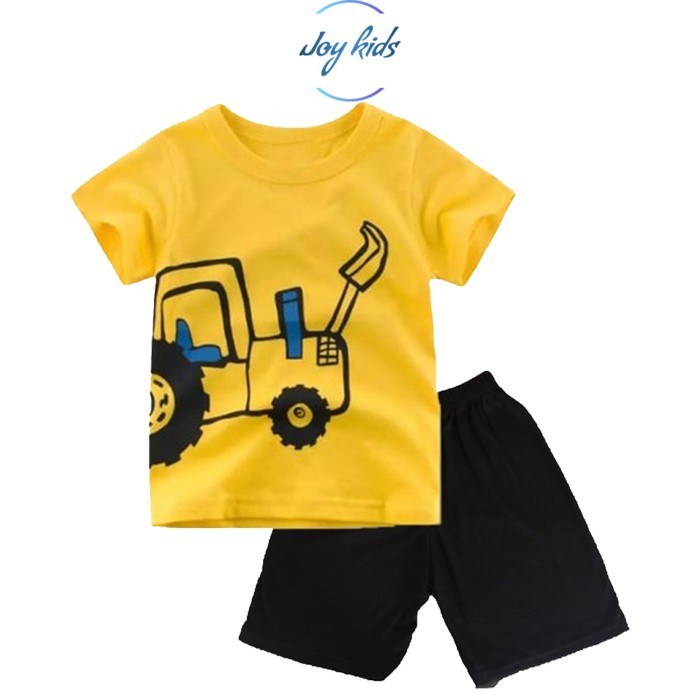 ✨LARIS✨ -SETELAN BAJU ANAK / KAOSS ANAK LAKI-LAKI TRACTOR ONE 1 - 10 TAHUN - 1 Tahun