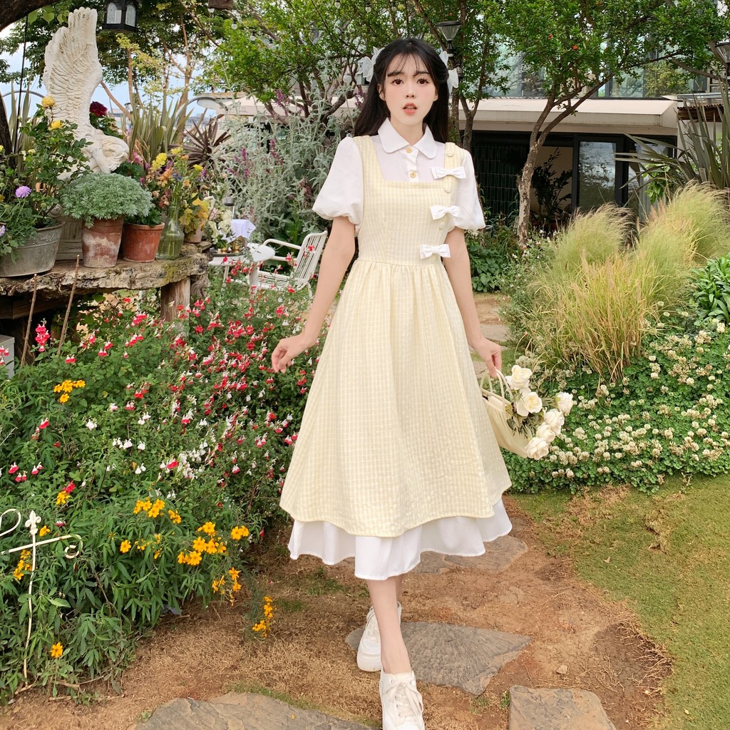 plus Size Women's Preppy Style Dress