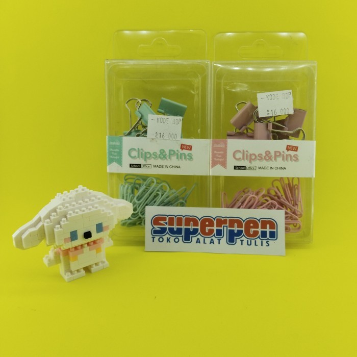 

Set Paper Clips dan Pins Pastel