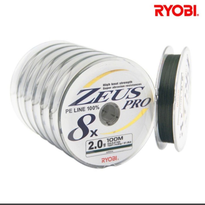 Senar Pe Ryobi Zeus Pro X8-100 meter - 2.0