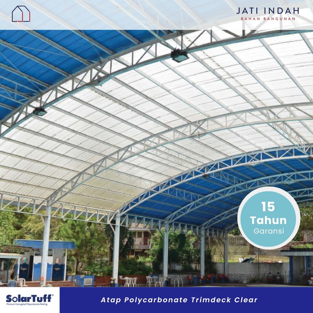 SOLARTUFF TRIMDEK CLEAR Atap Polycarbonate