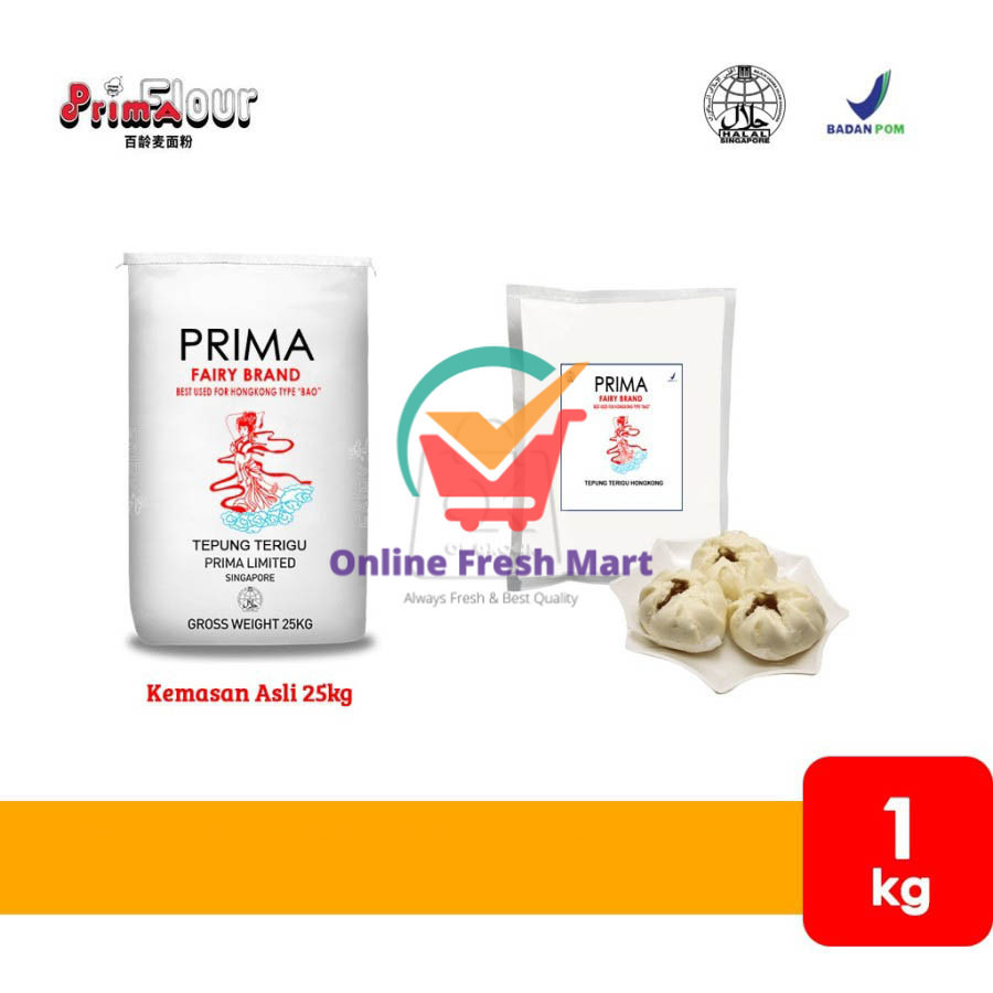 

Tepung Pao Hongkong Prima Fairy Brand Terigu Bakpao (1 Kg) - Online Fresh Mart Denpasar