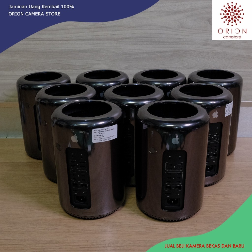 Komputer / PC Mac Pro A1481 Spek Server, Editting dan Gamming - intel Xeon 3Ghz 8Core Ram 64Gb SSD 2