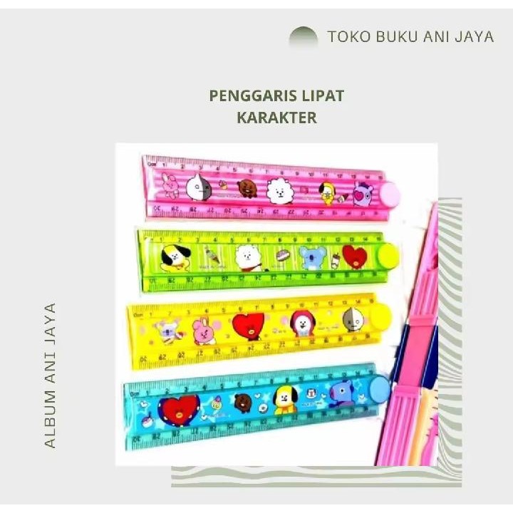 

PENGGARIS LIPAT 30CM KARAKTER ANAK (PER PCS)