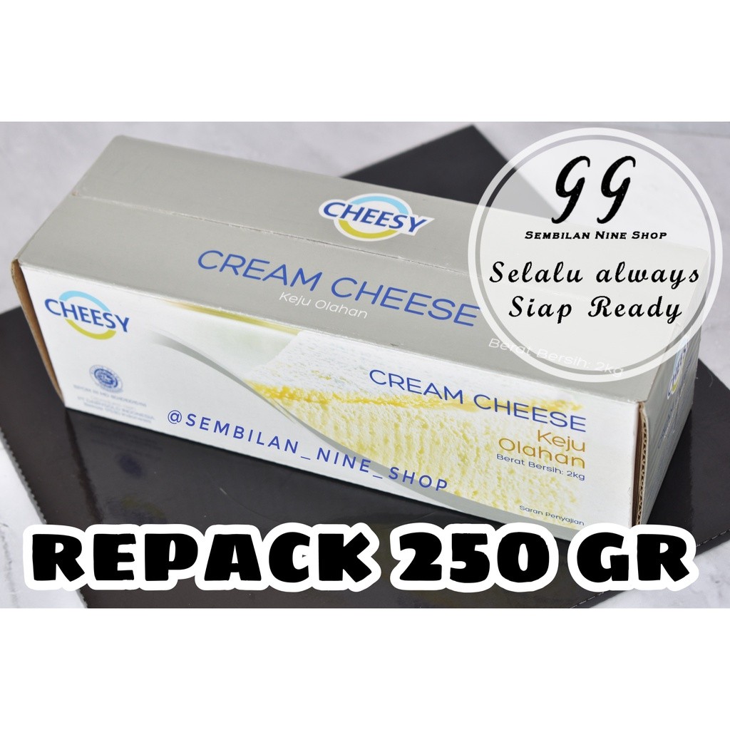 

Cheesy 250 Gram Cream Cheese Krim Keju