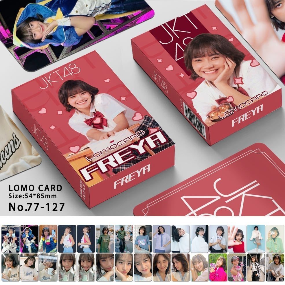 Koleksi Foto Terbaru [30pcs] PACK PHOTOCARD FREYA JKT48 PINK ALBUM LOMO CARD PHOTO CARD KPOP LOMOCAR