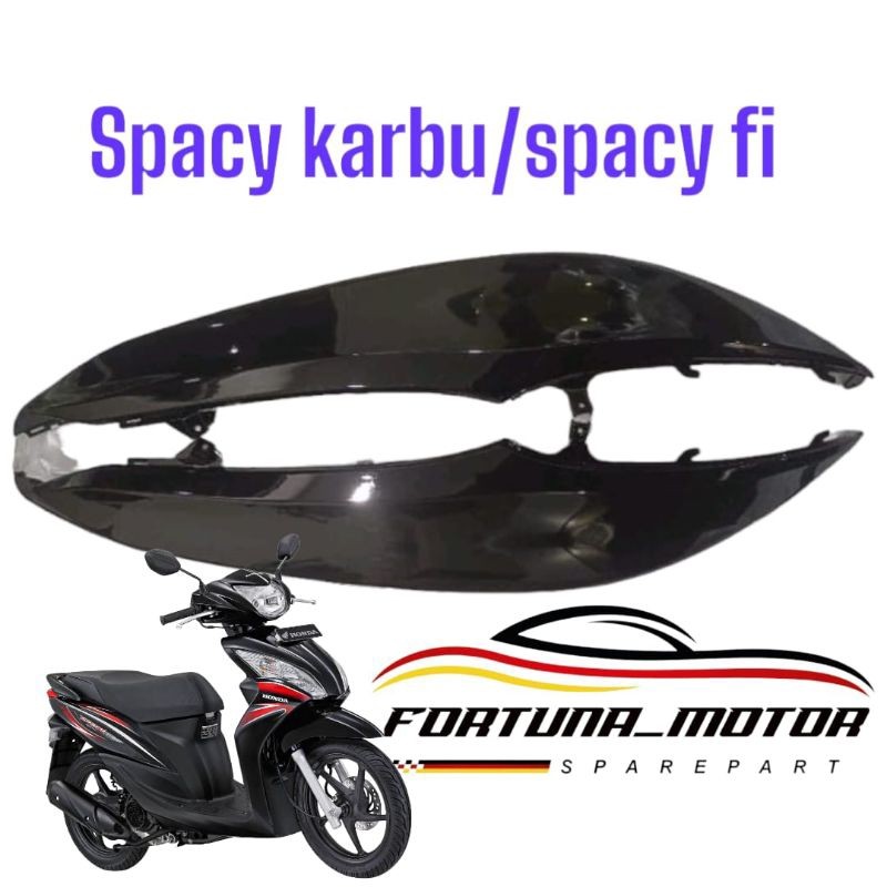 Cover body belakang set kanan kiri Spacy karbu/Spacy fi