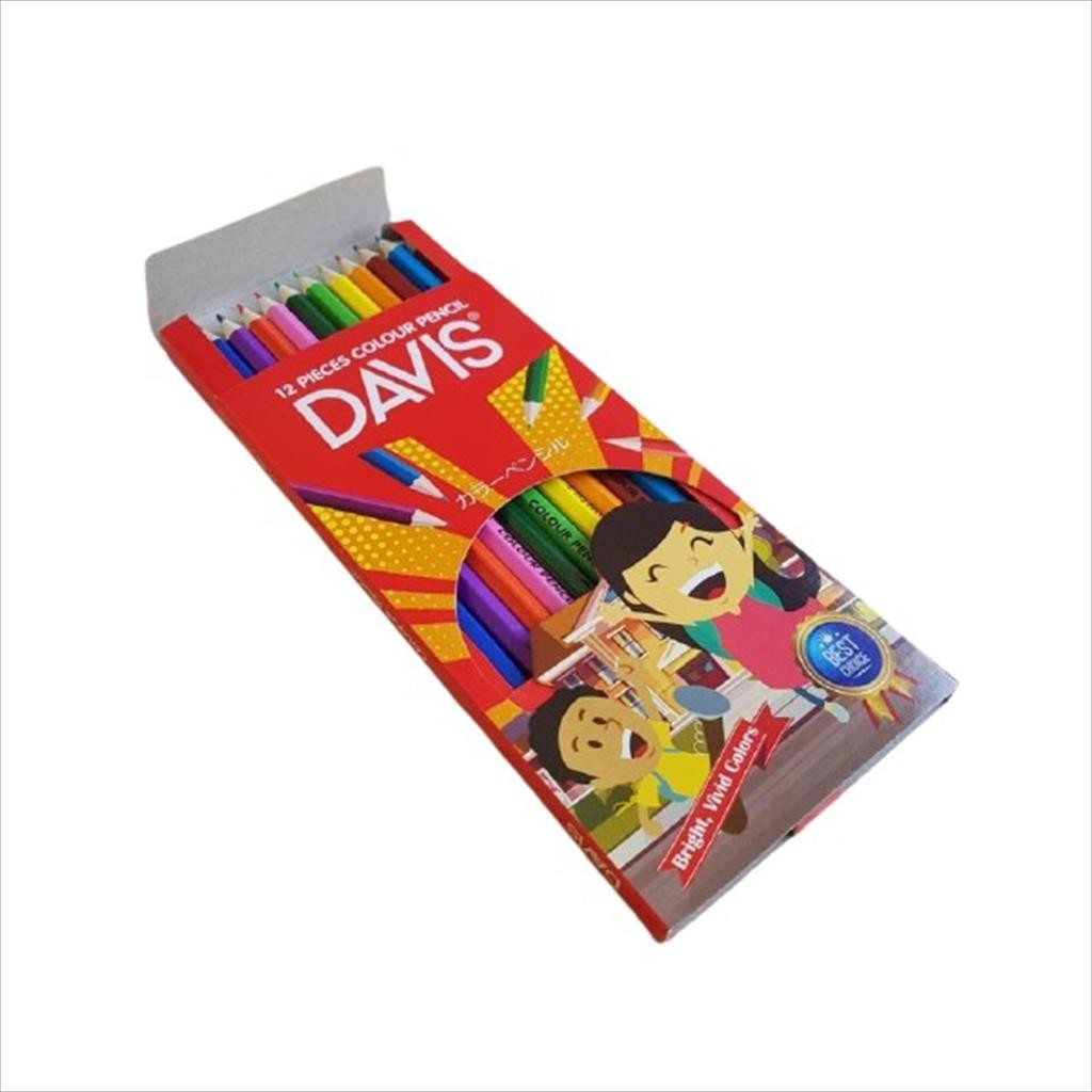 

[DVS ATK] Pensil Warna DAVIS 12 warna Pa njang