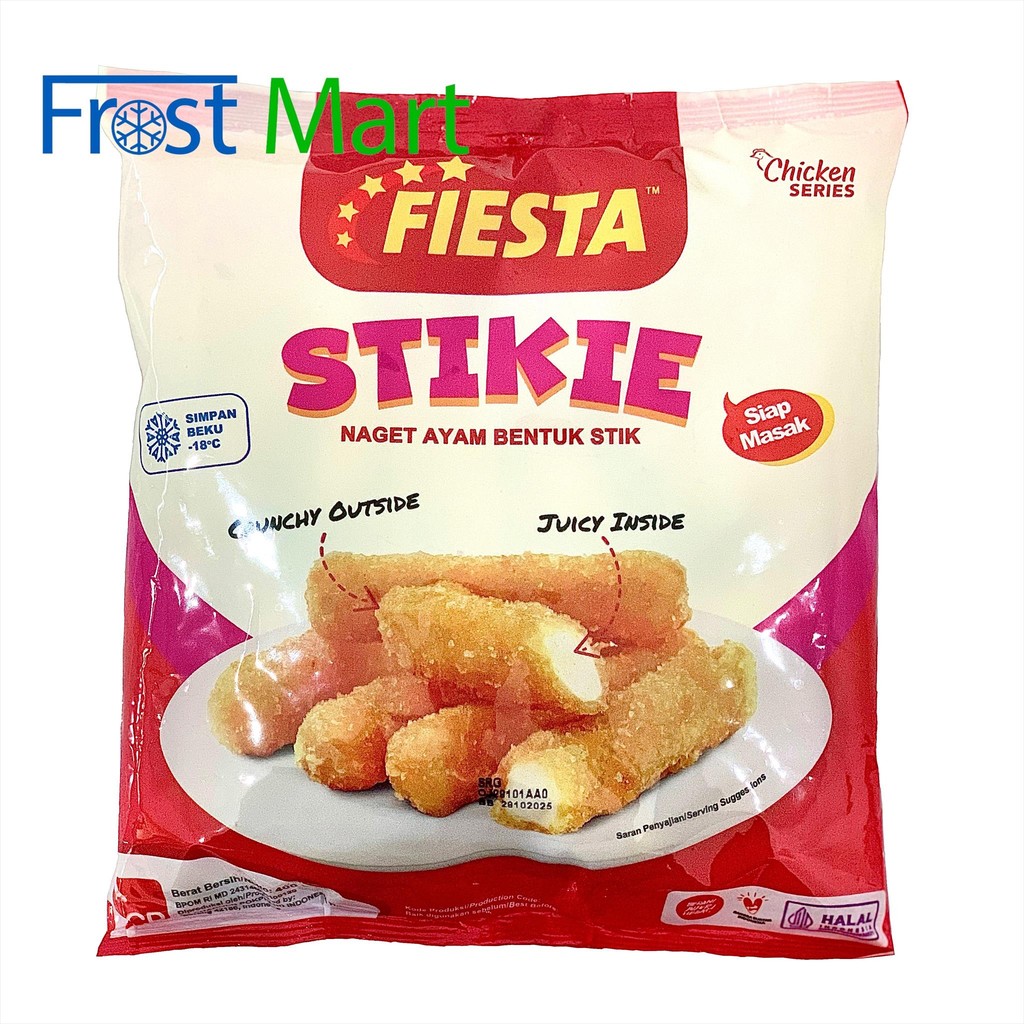 

Fiesta Chicken Nugget Stickie 400 Gr Nugget Ayam bentuk Stik