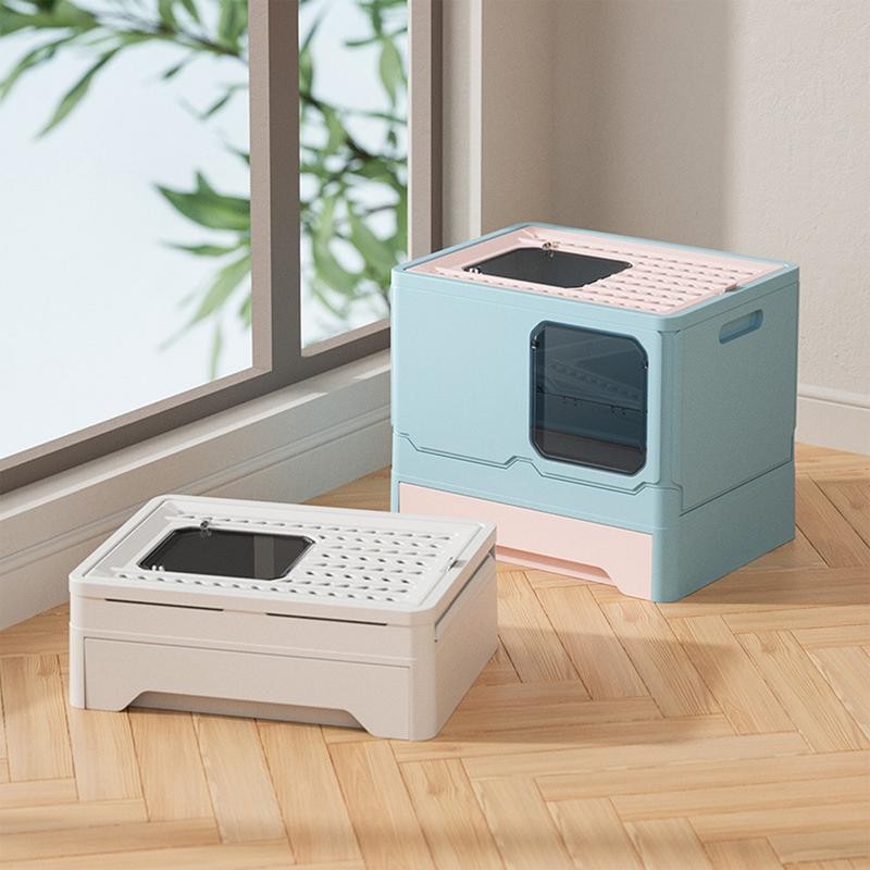 Cat Litter Box Cat Litter Box Litter Tray Top Entry Litter Box Drawer Type Kitty Litter Box Large Ca