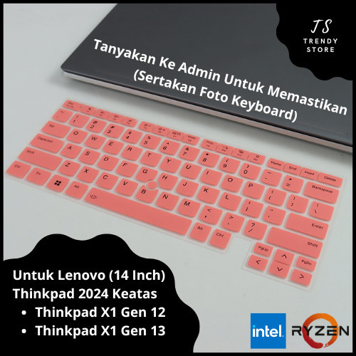 Keyboard Protector Cover Lenovo Thinkpad X1 Gen 12, Gen 13 2024 Keatas 14 Inch Intel AMD