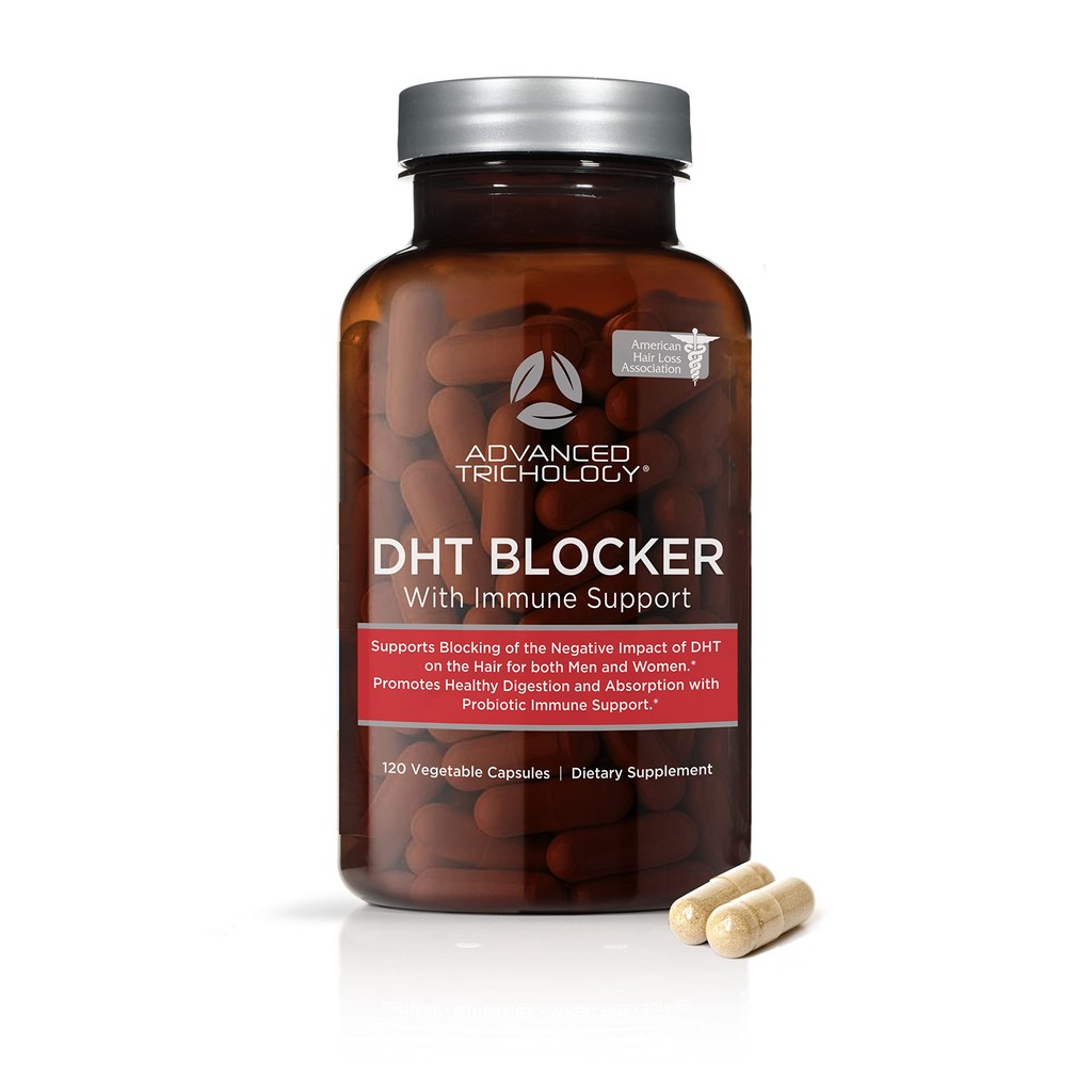 DHT BLOCKER - Hair Growth Supplement for Genetic Thinning for Men and
