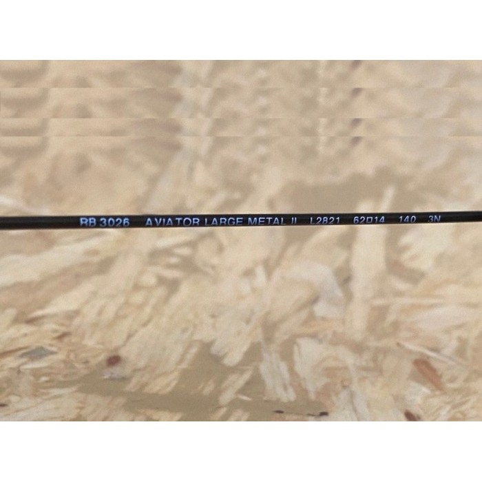 promo ✨ -Kacamata hitam Ray-Ban aviator 3026 orinal second - Gold1