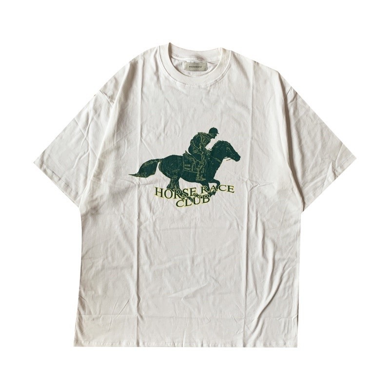 【HOT】 RUDEBASIC - Horse Club Oversized Tee