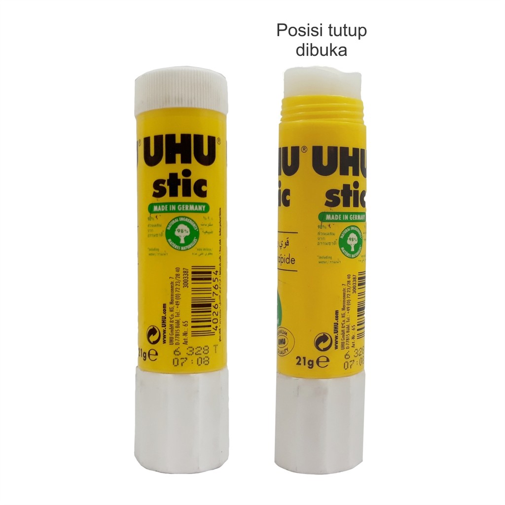 

Lem Stick UHU Glue Stick 8,2 gram/ Kecil 8,2g/21 g