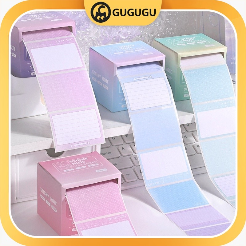 

Ready-256pcs creative gradient color pull-out sticky notes / sticky notes sticker