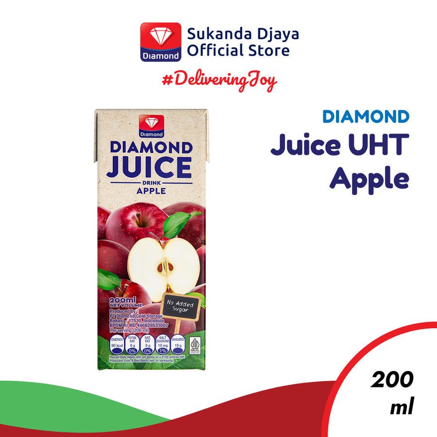 

Diamond UHT Juice Apple (200 ml)