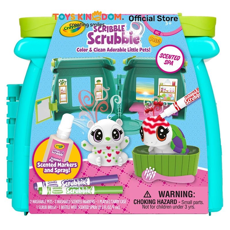 Toys Kingdom Crayola Scribbble Scrubbie Pets Scented Spa 747469 Toy Kids Toy Koleksi Mainan Anak Per