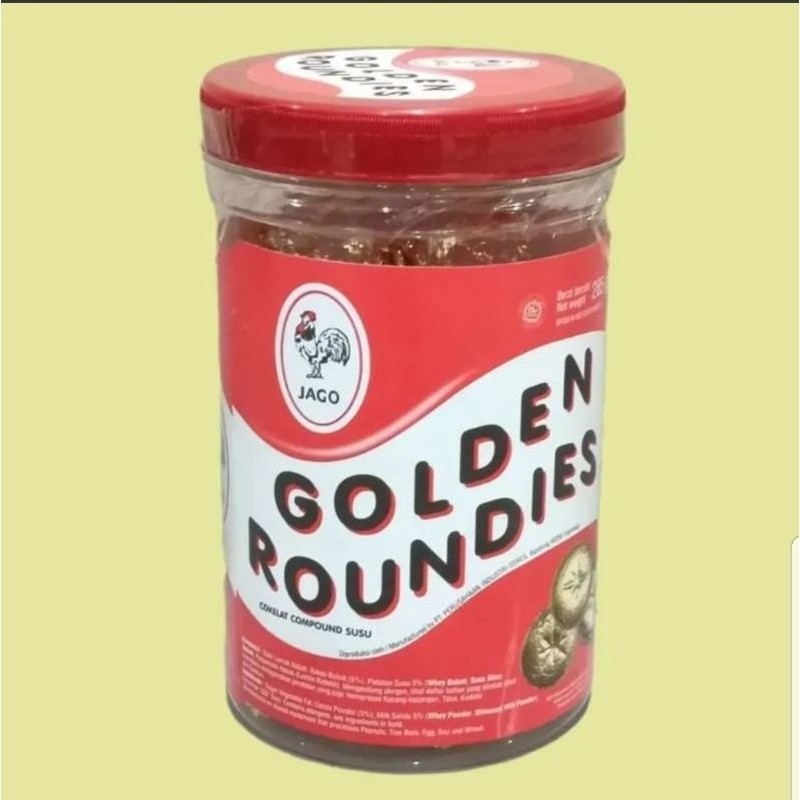 

PROMO!!! Golden Roundies Jago (coklat coin) 250gr/toples