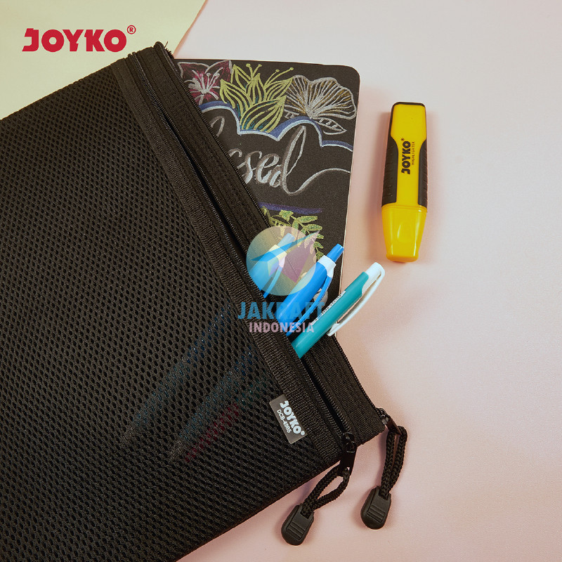 

(1 Pcs) Document Bag Jaring Zipper JOYKO DCB-49 B5 Busa Foam Empuk Hitam Buku Tulis Boxi Maxi Campus Binder Note Notebook Stationery Pouch Resleting