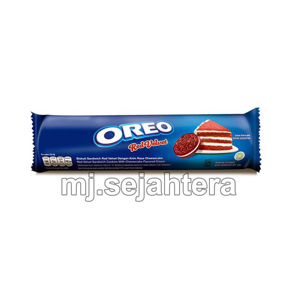 

Oreo Biskuit Red Velvet 119.6g - Snack