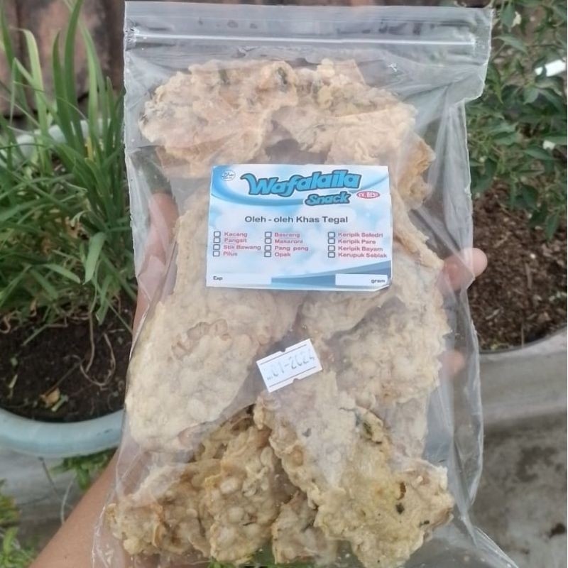 

Keripik tempe 250gr enak gurih kualitas super