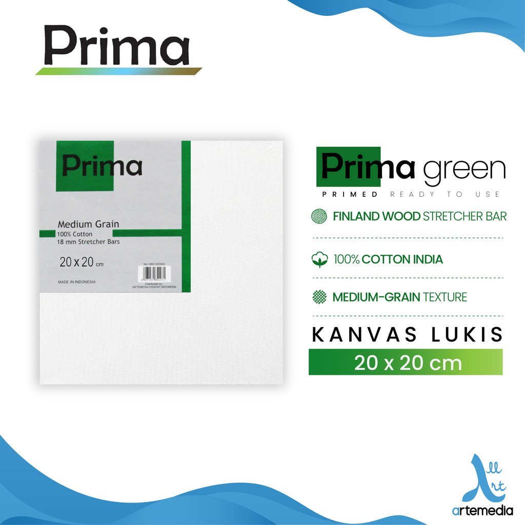 

Gramedia Surabaya - Prima Green 20x20cm Cotton Canvas