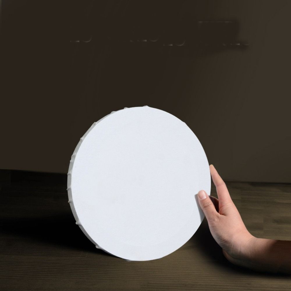 

DIY Wooden Photo Frame Blank Round Canvas Board Oil Painting Panel Art Student Student Painter