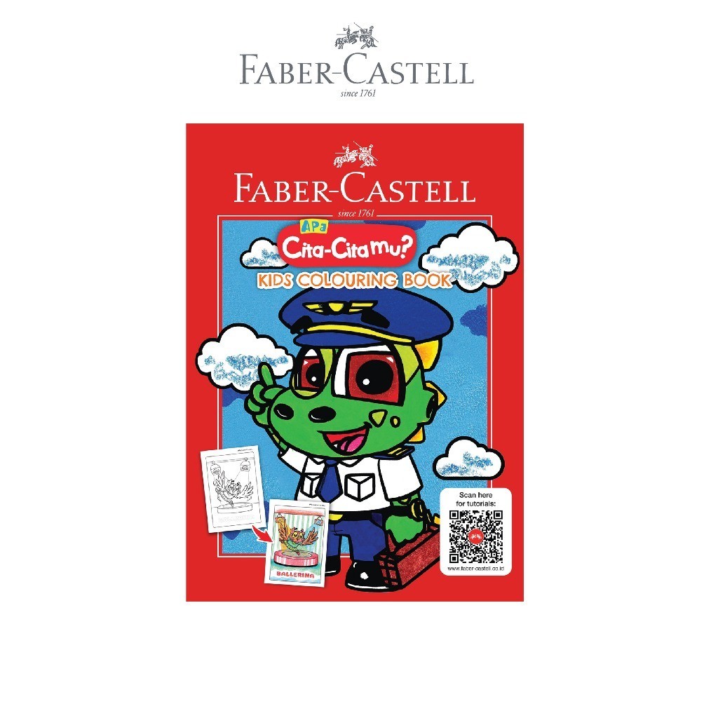 

Faber-Castell Buku Mewarnai Anak Kids Colouring Book