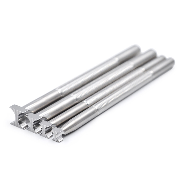 

SOZO HB5 Leather Craft Work Stamping Tool Border Serpentine Printing Carving Stamps 304 Stainless Hourglass Serpentine Lined