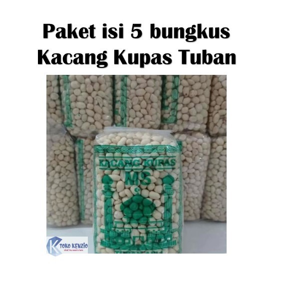 

5 BUNGKUS - Kacang Kupas TUBAN ASLI Kualitas Super