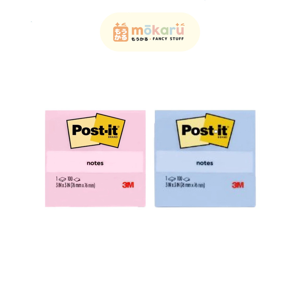 

3M Post It Memo Sticky Note 654-1 Color Pastel Lucu Unik Berkualitas
