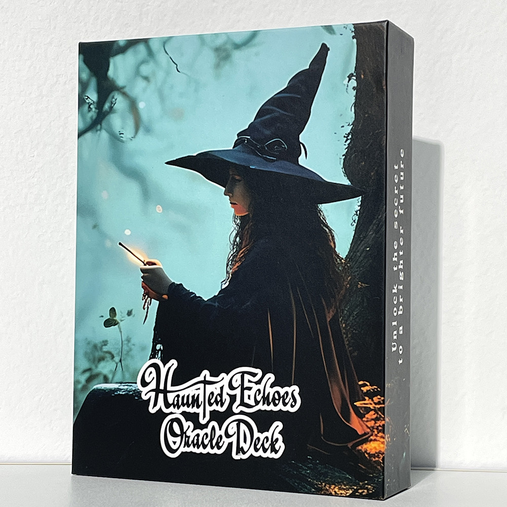 Tarot Cards, The Haunted Echoes Oracle Cards, Big Size Oracle Deck, Occult Oracle Cards, Fortune Tel