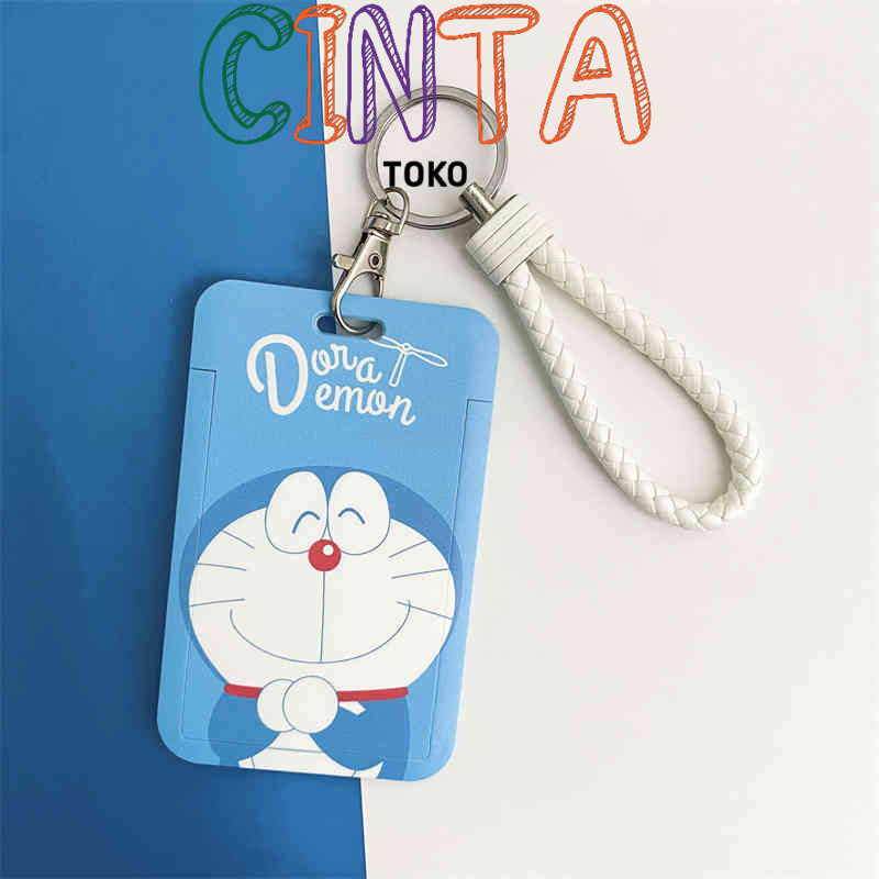 

Gentle Dora card set meal card student campus work ID cute anti-lost brand bus card protective set card bag