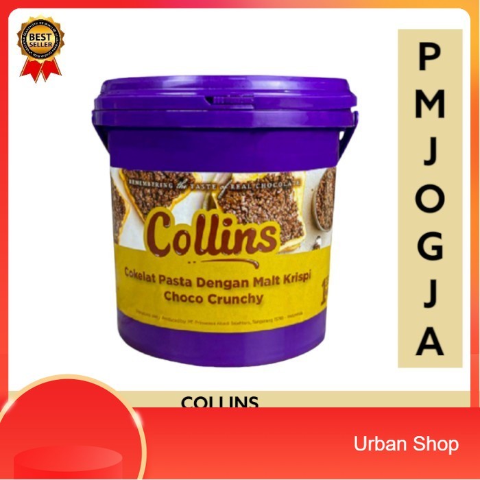 

Collins Choco Crunchy 1kg / Coklat Pasta Dengan Malt Krispy