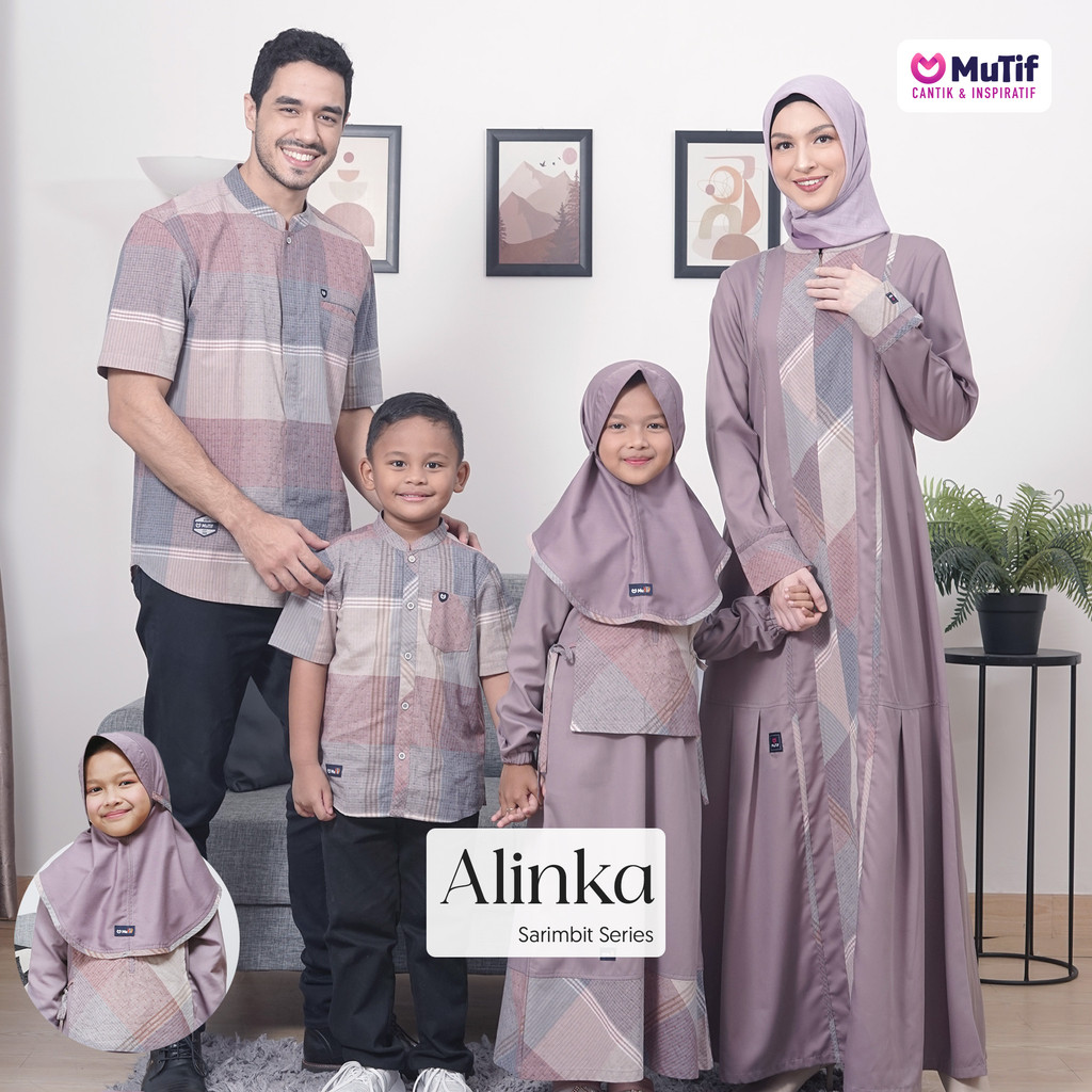 MUTIF Sarimbit Alinka Alinski Plaid Purple