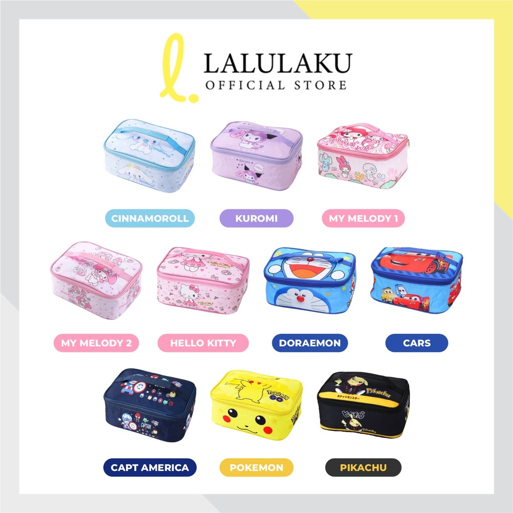 Tempat Bekal Karakter Lunch Bag Handel Tas Bekal Anak TK SD PAUD Anak Laki-laki Perempuan