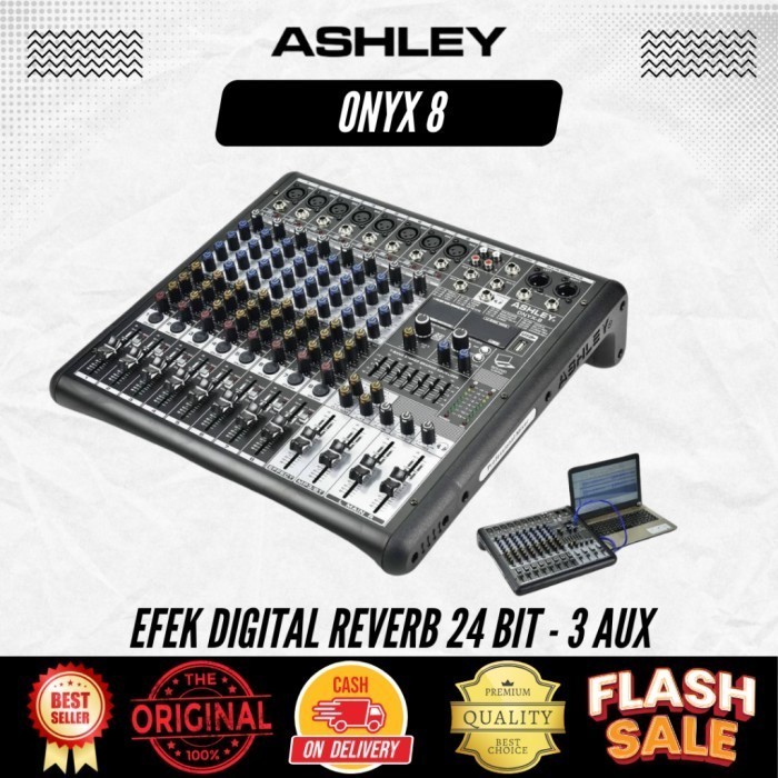 Mixer 8 Channel Ashley Onyx 8